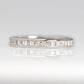 Contemporary Platinum Diamond Eternity Ring Size P 1/2 - Friar House