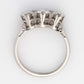 Art Deco Platinum 1 carat Diamond Three Stone Ring