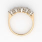 Art Deco 18ct Yellow Gold Diamond Five Stone Ring