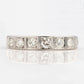 Vintage 18ct White Gold Diamond Half Eternity Ring