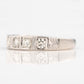 Vintage 18ct White Gold Diamond Half Eternity Ring