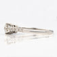 Art Deco Platinum Diamond Solitaire Engagement Ring