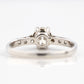 Art Deco Platinum Diamond Solitaire Engagement Ring
