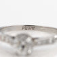 Art Deco Platinum Diamond Solitaire Engagement Ring