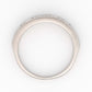 Vintage 18ct White Gold Diamond Half Eternity Ring