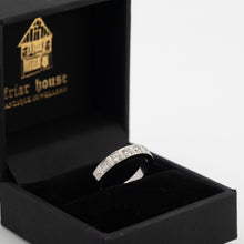 Vintage 18ct White Gold Diamond Half Eternity Ring