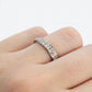 Vintage 18ct White Gold Diamond Half Eternity Ring
