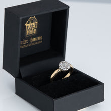 Vintage 18ct Yellow Gold Diamond Cluster Ring
