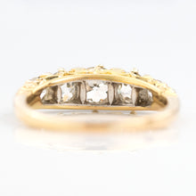Victorian 18ct Yellow Gold Diamond Five Stone Ring