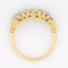 Victorian 18ct Yellow Gold Diamond Five Stone Ring