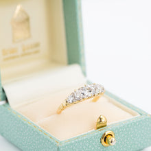 Victorian 18ct Yellow Gold Diamond Five Stone Ring