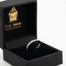 Vintage Platinum Full Set Diamond Eternity Ring Size I 1/2