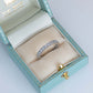 Vintage Platinum Diamond Full Eternity Ring Size M