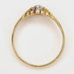 Edwardian 18ct Yellow Gold Diamond Belcher Ring - Friar House