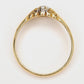 Edwardian 18ct Yellow Gold Diamond Belcher Ring - Friar House