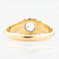 Edwardian 18ct Yellow Gold Diamond Belcher Ring - Friar House Antique Jewellery