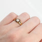 Edwardian 18ct Yellow Gold Diamond Belcher Ring - Friar House Antique Jewellery