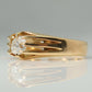 Edwardian 18ct Yellow Gold Gentleman's Diamond Belcher Ring - Friar House