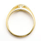 Edwardian 18ct Yellow Gold Gentleman's Diamond Belcher Ring - Friar House