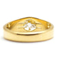 Edwardian 18ct Yellow Gold Gentleman's Diamond Belcher Ring - Friar House