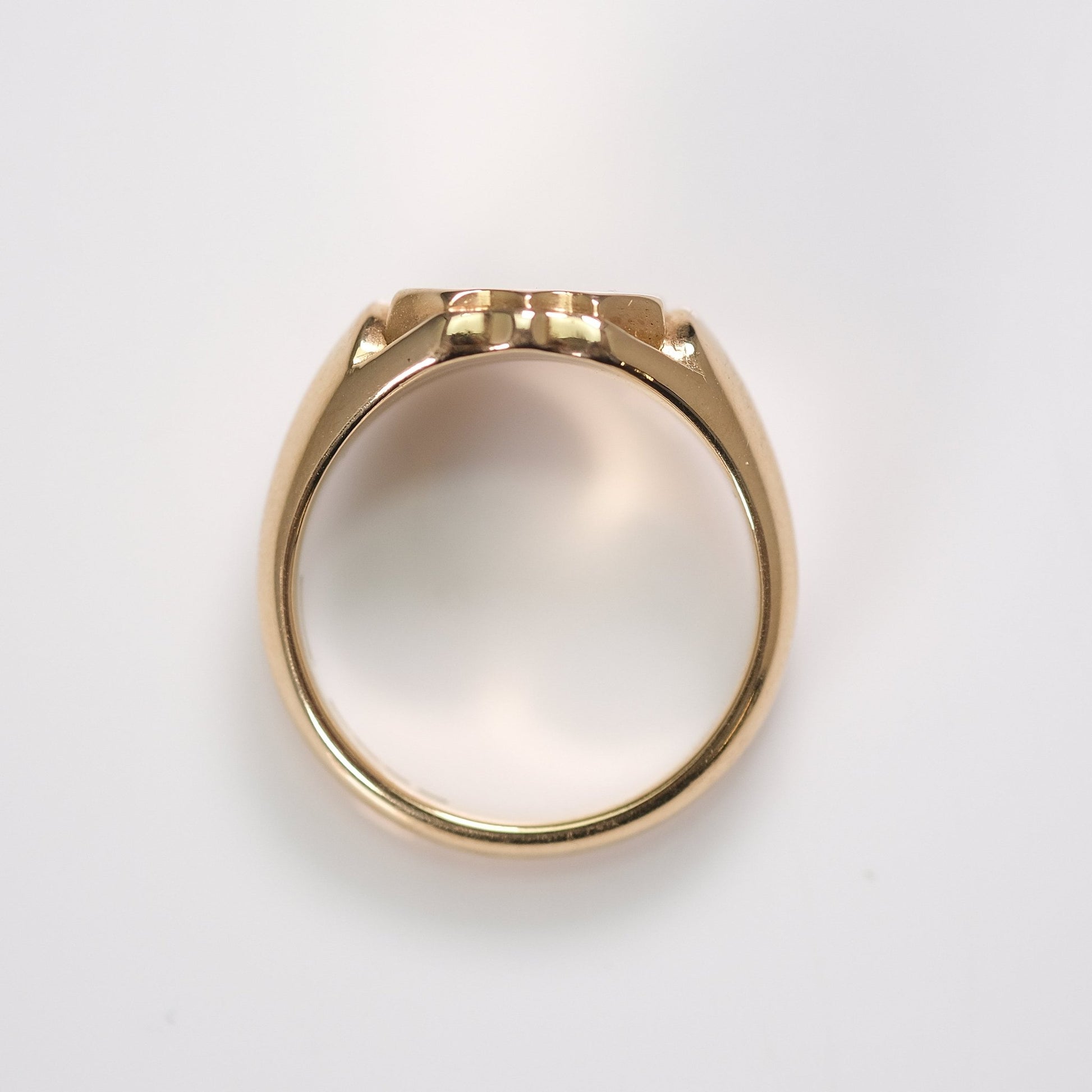 Edwardian 18ct Yellow Gold Signet Ring - Friar House