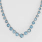 Edwardian Platinum 38 carat Aquamarine Rivière Necklace - Friar House