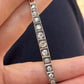 Edwardian 15ct Yellow Gold Diamond Bracelet