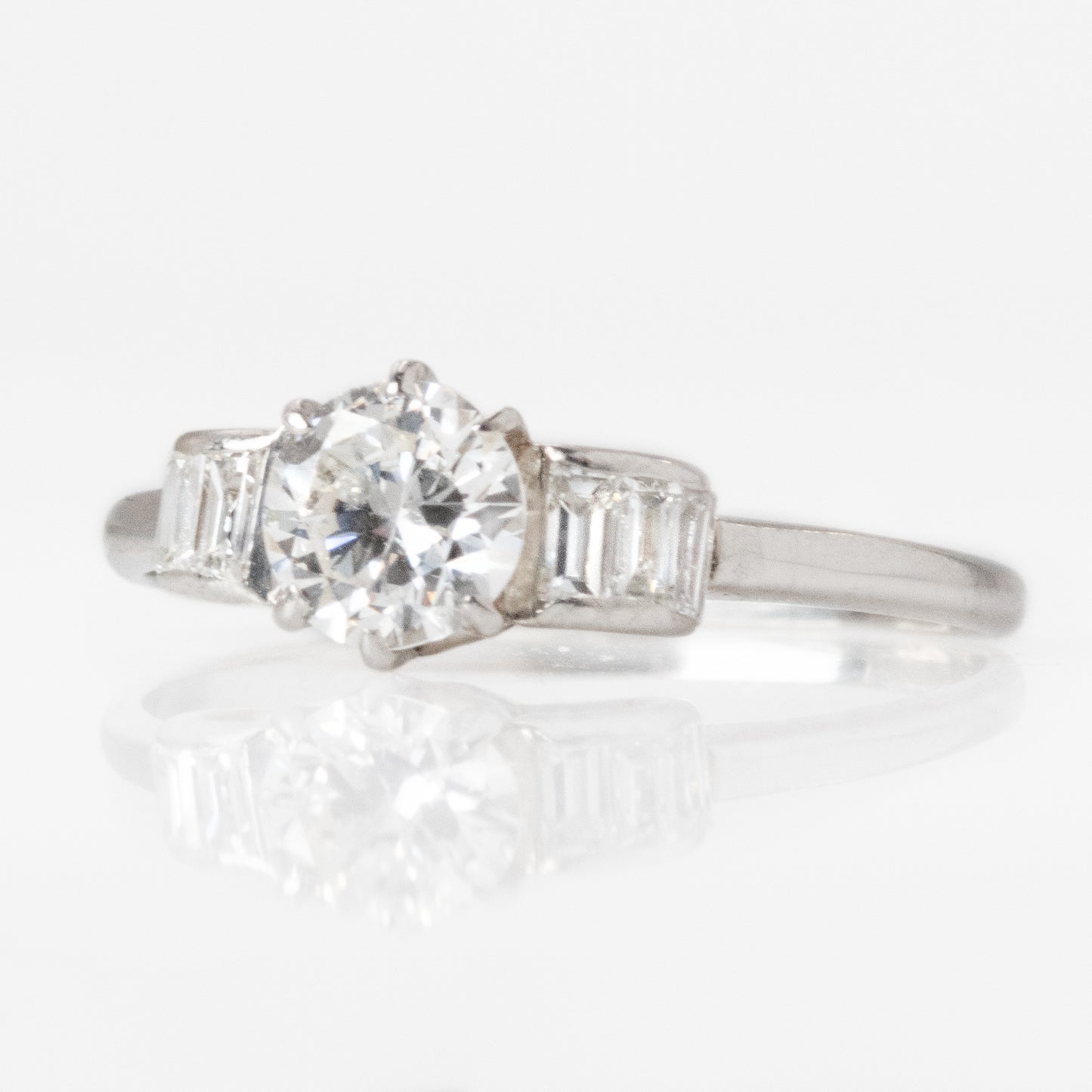 Platinum Diamond Solitaire Ring - Friar House