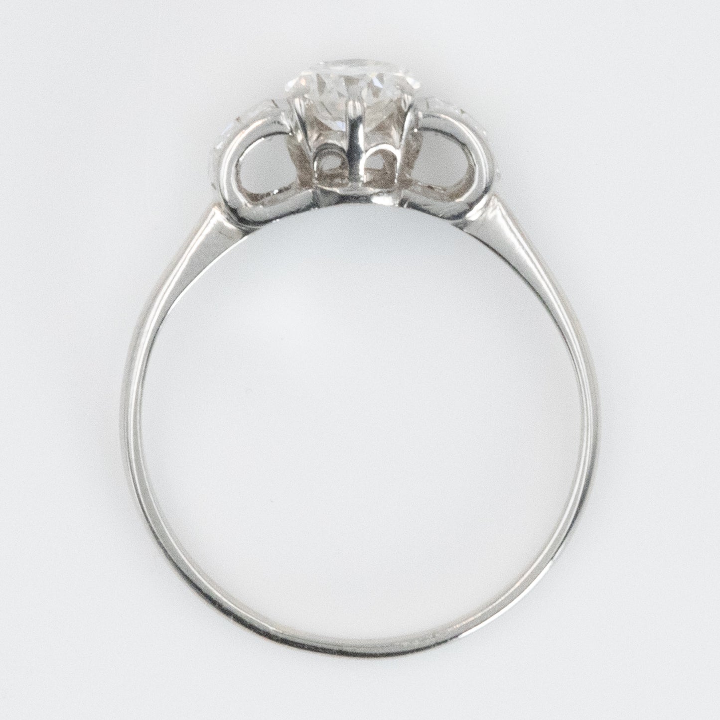 Platinum Diamond Solitaire Ring - Friar House