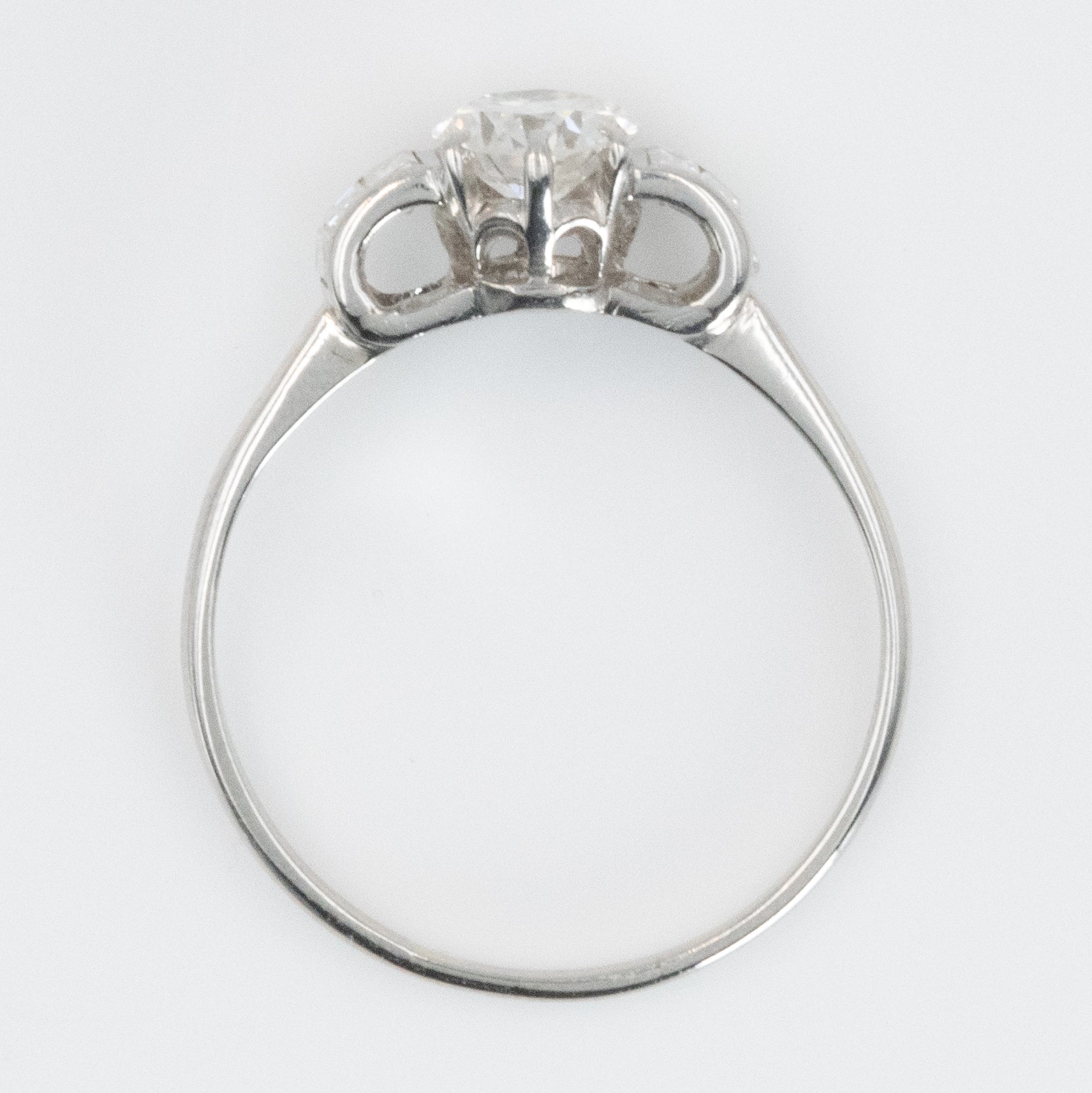 Platinum Diamond Solitaire Ring - Friar House