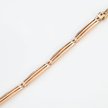 Victorian 14ct Yellow Gold Diamond Panel Bracelet - Friar House