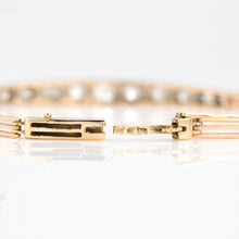 Victorian 14ct Yellow Gold Diamond Panel Bracelet - Friar House