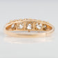 Victorian 18ct Yellow Gold 1.40 Carat Diamond Five Stone Ring - Friar House Antique Jewellery