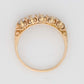 Victorian 18ct Yellow Gold 1.40 Carat Diamond Five Stone Ring - Friar House Antique Jewellery