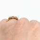 Victorian 18ct Yellow Gold Sapphire and Diamond Triple Cluster Ring - Friar House
