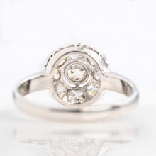 Vintage 18ct White Gold 1.20 carat Diamond Cluster Ring - Friar House