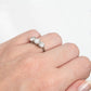 Vintage 18ct White Gold 1.80 Carat Diamond Three Stone Ring - Friar House