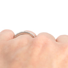 Vintage 18ct White Gold 1 Carat Diamond Eternity Ring Size P 1/2 - Friar House