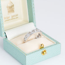 Vintage 18ct White Gold 3.5 carat Diamond Eternity Ring Size N - Friar House