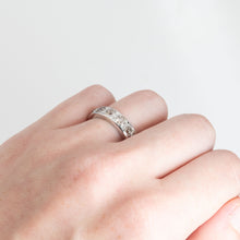Vintage 18ct White Gold 3.5 carat Diamond Eternity Ring Size N - Friar House