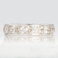 Vintage 18ct White Gold 3.5 carat Diamond Eternity Ring Size N - Friar House