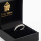 Vintage 18ct White Gold Diamond Eternity Ring Size J 1/2 - Friar House