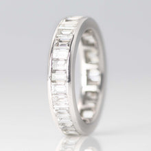 Vintage 18ct White Gold Diamond Eternity Ring Size K - Friar House
