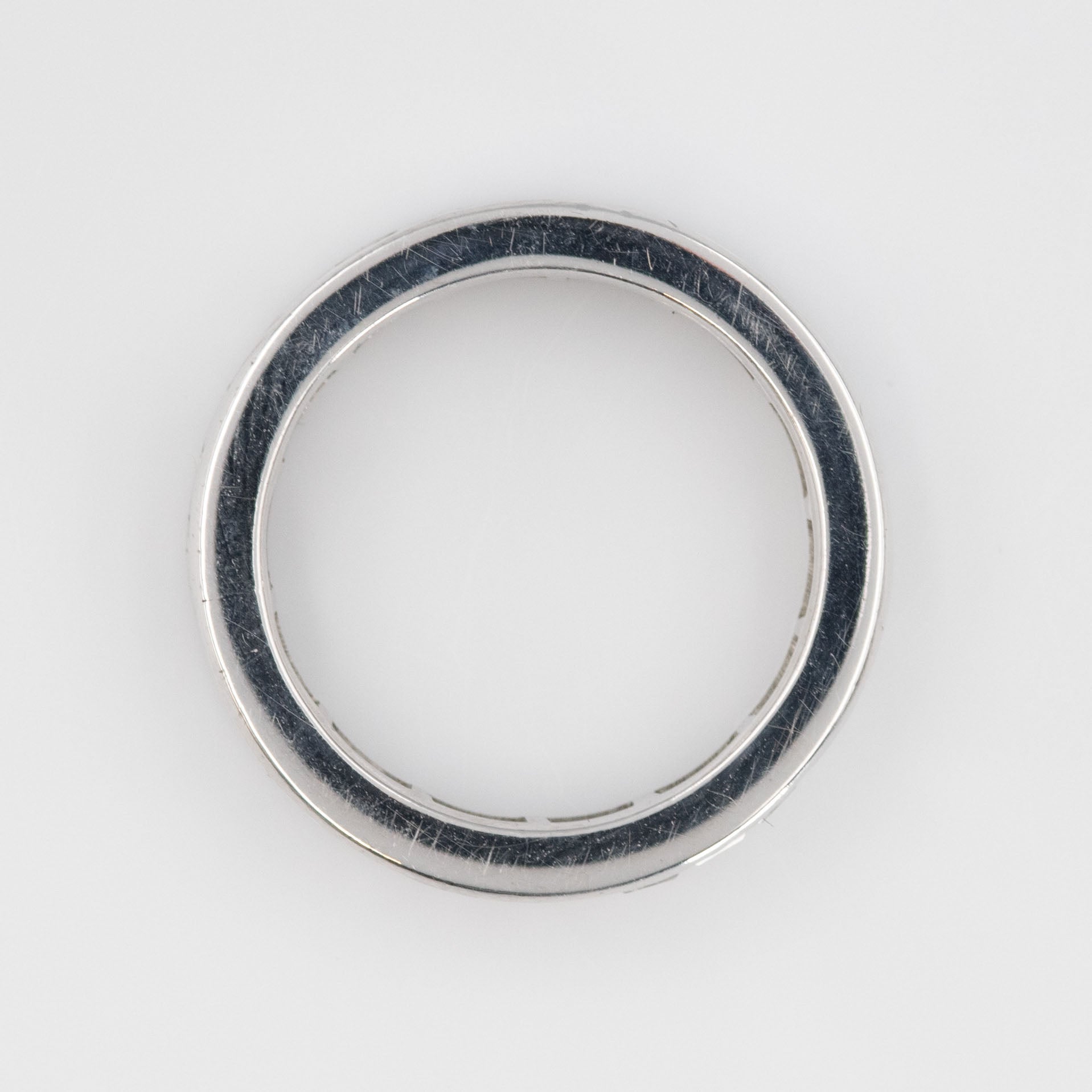 Vintage 18ct White Gold Diamond Eternity Ring Size K - Friar House