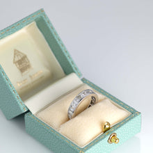 Vintage 18ct White Gold Diamond Eternity Ring Size K - Friar House