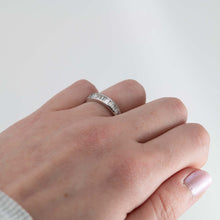 Vintage 18ct White Gold Diamond Eternity Ring Size K - Friar House