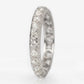 Vintage 18ct White Gold Diamond Eternity Ring, Size O - Friar House