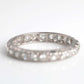 Vintage 18ct White Gold Diamond Eternity Ring, Size O - Friar House