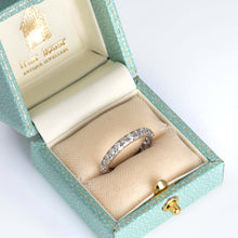 Vintage 18ct White Gold Diamond Eternity Ring, Size O - Friar House