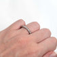Vintage 18ct White Gold Diamond Eternity Ring, Size O - Friar House